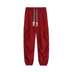 大口袋束脚冰丝休闲裤K105平铺92%聚酯纤维8%氨纶(S-2XL)TP22，男装休闲裤，电商A088