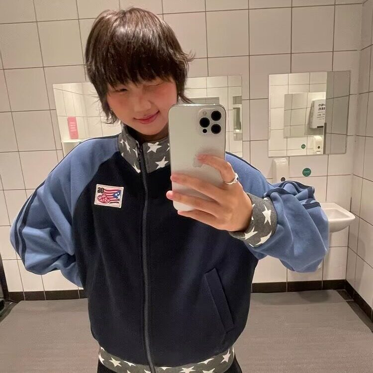 W28-P63棒球服外套女春秋2025新款设计感中性短款独特超好看外套,女装短外套,电商B323A