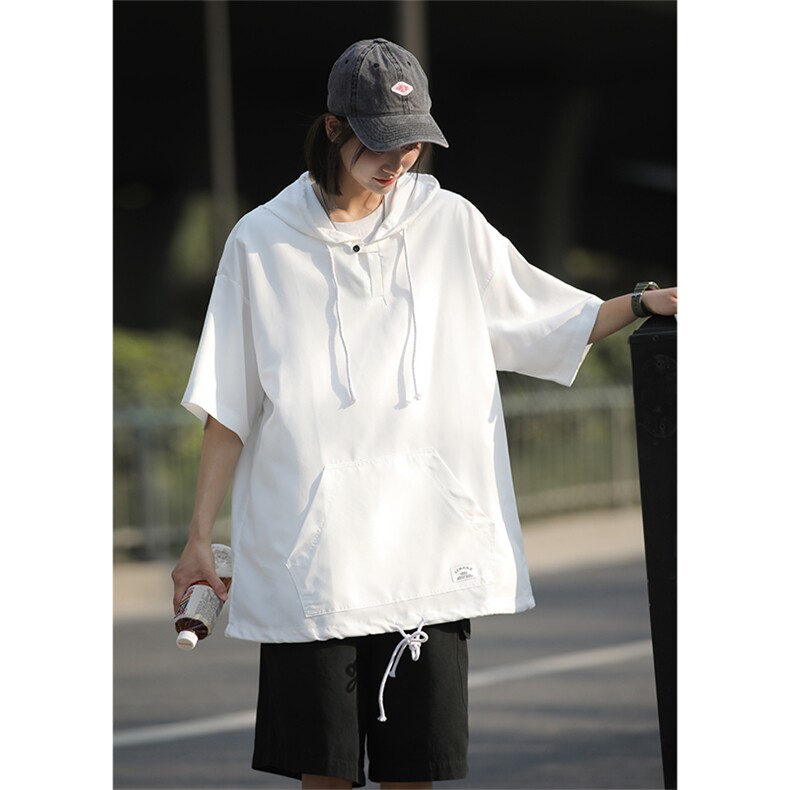 短袖连帽T恤W1683P35控49，男装T恤，星座1018-3