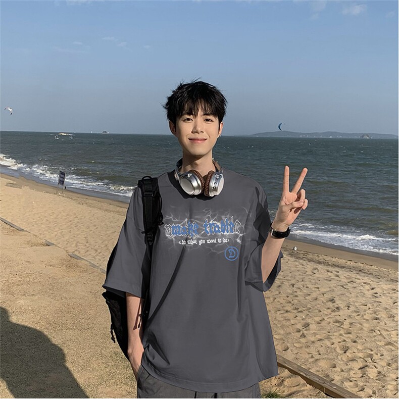 得物直播品质220克纯棉精梳xz605-dcm260-特批20控38,男装T恤,星座605(原A050)