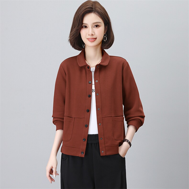 休闲运动服女2025春装新款韩版时尚开衫洋气显瘦卫衣潮,女装短外套,璐依舞