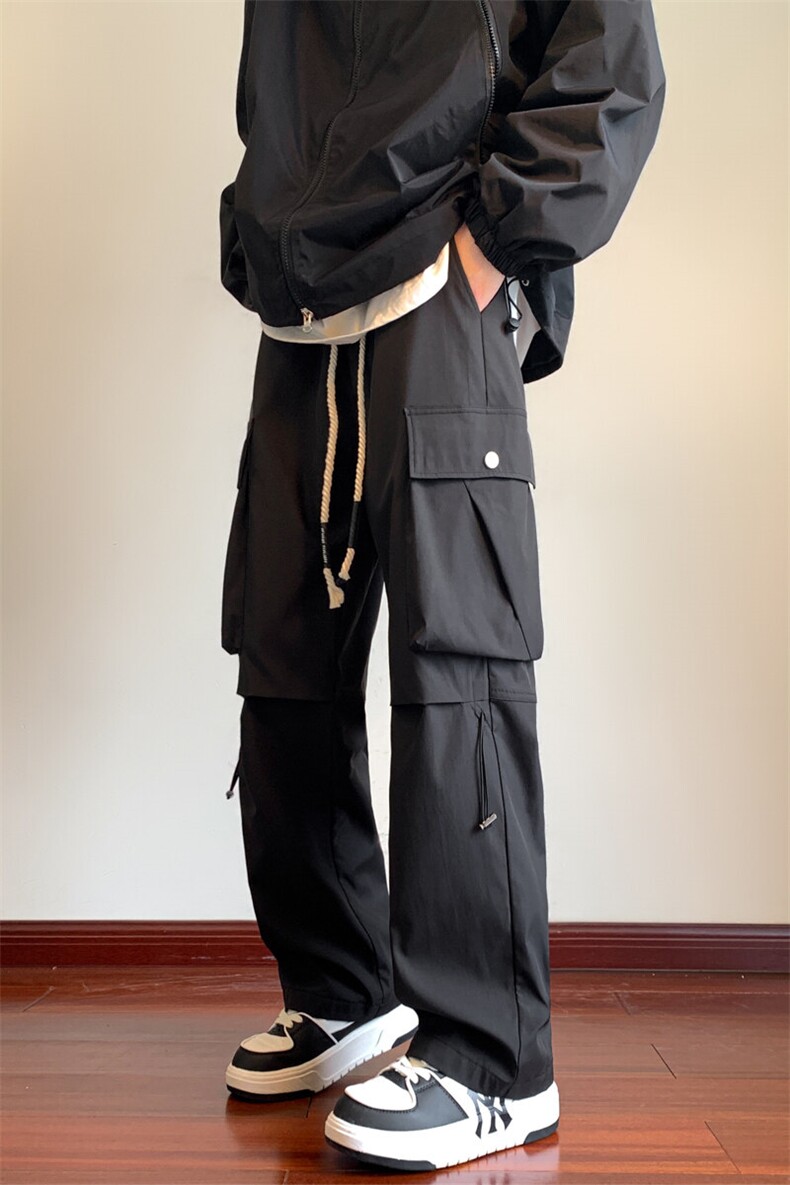 春夏新款美式高街工装裤男户外机能冲锋裤直筒休闲长裤2307特P39,男装休闲裤,电商C305A