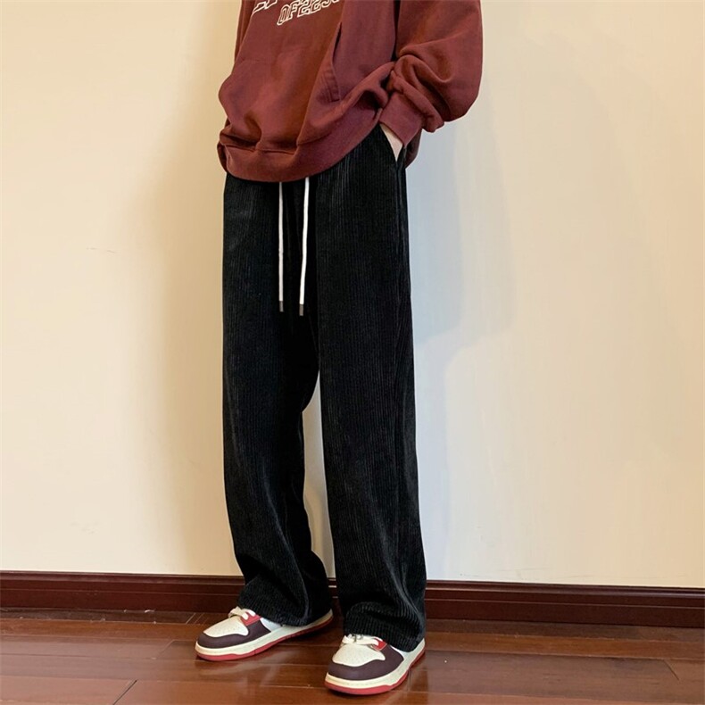 重磅雪尼尔休闲裤长裤M~5XLXZ604-KG47-P55控68,男装休闲裤,星座604