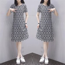 百搭连衣裙MLXLXXLXXXL，女装连衣裙，茜茜靓点