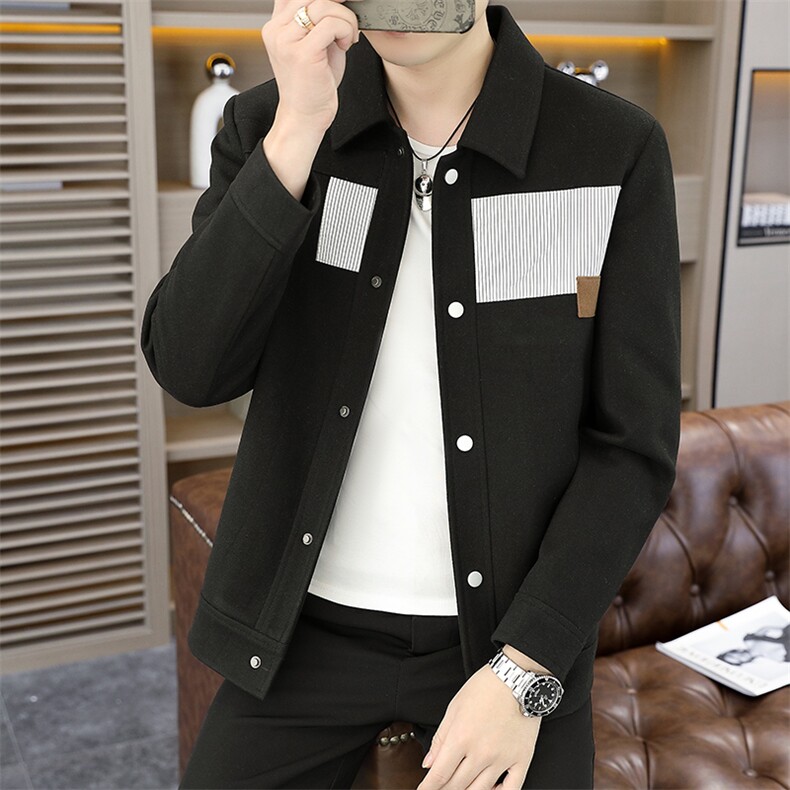 秋冬男士休闲夹克韩版潮流时尚百搭男装上衣JK2381-P100,男装夹克,星座613B