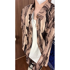 沙滩短袖花衬衫套装DC2232上衣特P24控48/DK8611裤子特P20控39，男装衬衫，电商A007
