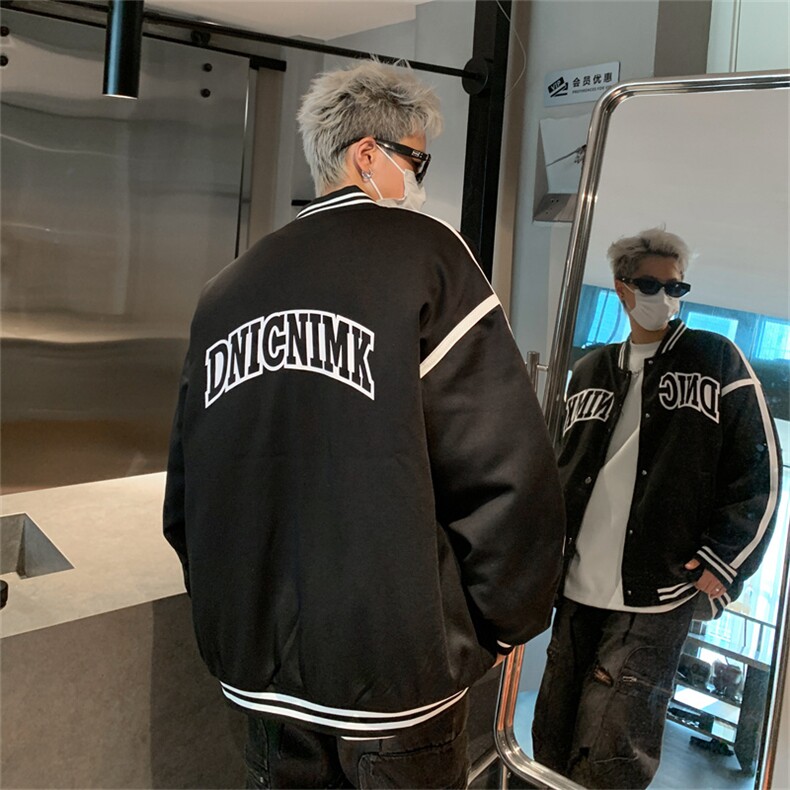 B359-WH8810-特P88限价129高品质加厚夹棉棒球服男生外套机车棉衣,男装棉衣,电商B359