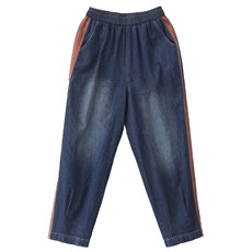 薄款天丝牛仔女2025夏装新款时尚宽松休闲中年妈妈洋气，女装牛仔裤，璐依舞