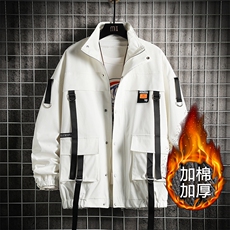 280斤可穿立领棉衣棉服男2023冬季新款慵懒风加棉外套加肥加大码，男装棉衣，钱塘717(原712)
