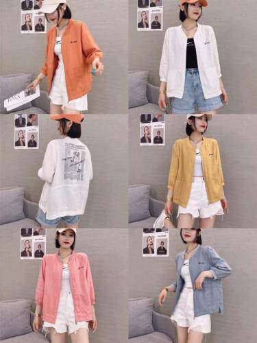 麻料薄外套，女装，依伊贝诺