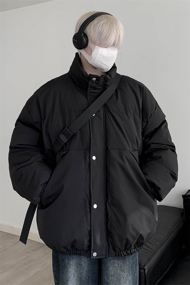 美式高街大口袋立领棉衣外套面包服109特P95,男装棉衣,电商A309
