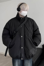 美式高街大口袋立领棉衣外套面包服109特P95，男装棉衣，电商A309