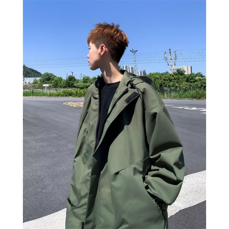 冲锋衣外套男款秋季男装工装痞帅夹克W23745P50,男装夹克,星座1116-2