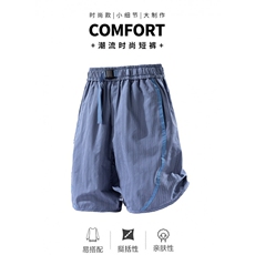 现货夏季工装短裤男ins潮牌休闲百搭潮流痞帅五分裤D02519-P40，男装休闲裤，星座308B-2