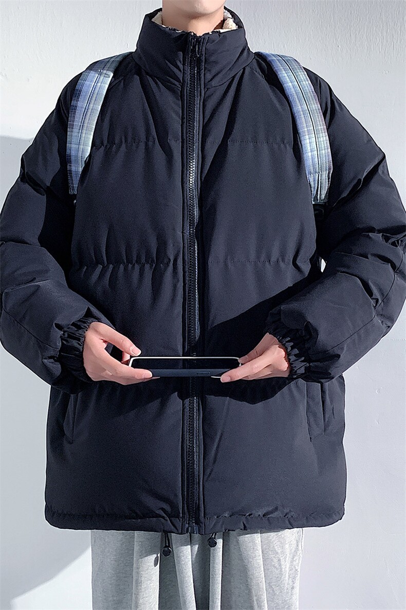港风2026新品冬季宽松情侣装男装棉衣棉服冬装加厚外套D003-P88,男装棉衣,星座717