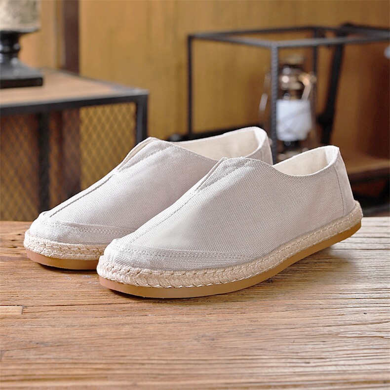 风帆布鞋纯色一脚蹬四季布鞋低帮单鞋男款鞋子B360-666-P70，男鞋休闲鞋，星座917（原B382）