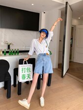 【现货】夏季新款四分裤，其它，LOULOUDOU & KU.U.KU