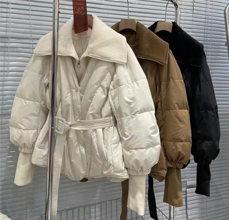 四色俩码排单羽绒服，女装羽绒服，魅影菲怡