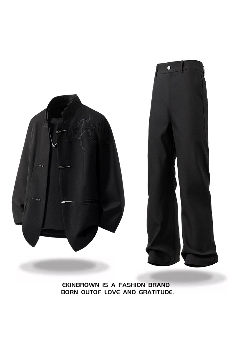 西服立体绣95%绦纶5%氨纶M-5XL大码XF78058P90控139西裤78151P45,男装西服,星座227-7