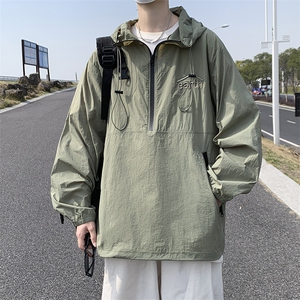 FS2308-P55控78 夏季港风情侣防晒服外套薄款防晒衣图片
