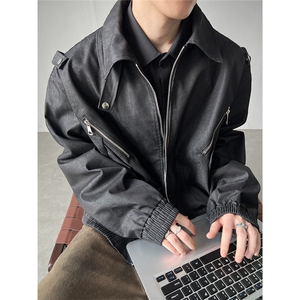 自家图~现货 水洗重工解构多口袋Bomber夹克外套 W1356/P95图片