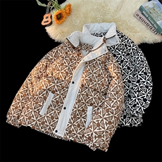 异色门禁棉衣棉服立体印花面包服立领棉袄外套量大有差1614-P80，男装棉衣，星座207