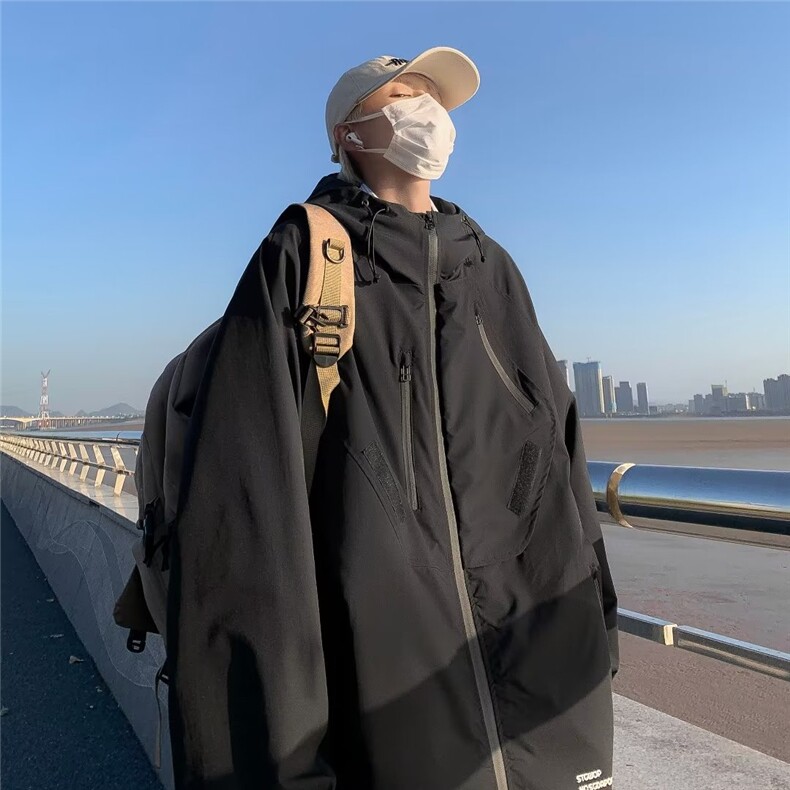 秋季ins夹克新款日系男标准简约外套W2073P70,男装夹克,星座1116-2