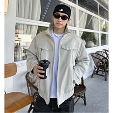 立领夹克棉服男女秋冬季工装棉服外套宽松上衣2238-p128，男装夹克，电商C307