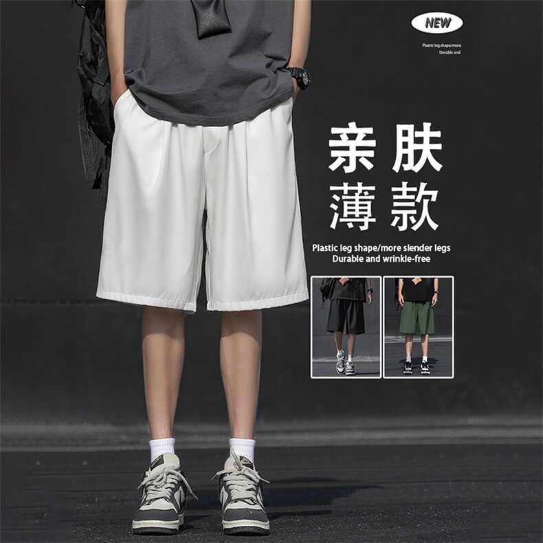 夏季冰丝薄款速干痞帅潮牌运动百搭男生五分裤子DK516-特批-15,男装牛仔裤,星座718-1