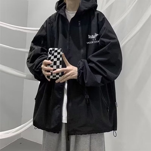 机能冲锋衣棉服男款秋冬季工装棉衣外套美式潮牌连帽棉袄图片