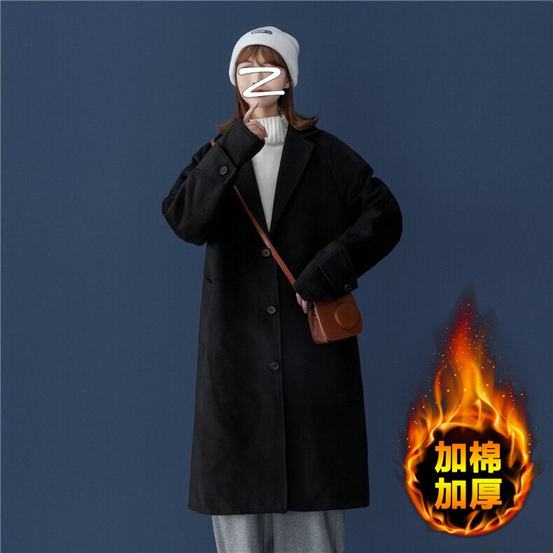 N1079/P100加棉P110秋冬毛呢大衣男中长款中性风衣大码男女呢大衣,男装毛呢大衣,电商A141