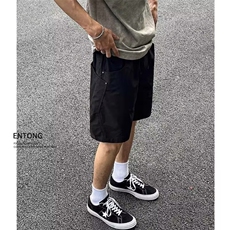 美式潮牌大口袋工装短裤男休闲夏季速干薄款五分裤子DA1119-P38，男装牛仔裤，星座208-5