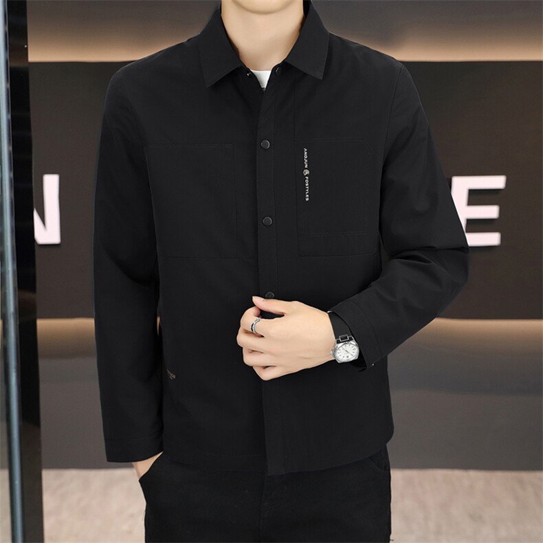 春季夹克男高品质翻领外套型男商务休闲百搭青年外套男N9802-P120,男装夹克,星座310B-3
