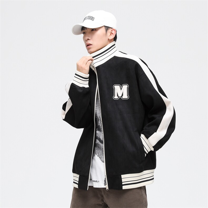 外套男2023新款秋季潮流百搭宽松棒球服夹克上衣JK0295-P90,男装夹克,星座308B-2