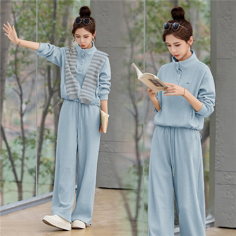 现货2026年春季时尚潮流气质披肩两件套，女装套装/套裙，歌伊格美