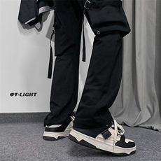 B2212023秋冬美式ins高街小众弹力工装裤子LK22055-P65控78，男装休闲裤，电商B221