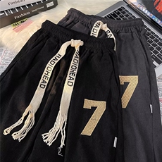 男新款青少年时尚休闲刺绣弹力灯芯绒裤K1708P32，男装休闲裤，星座1116-2