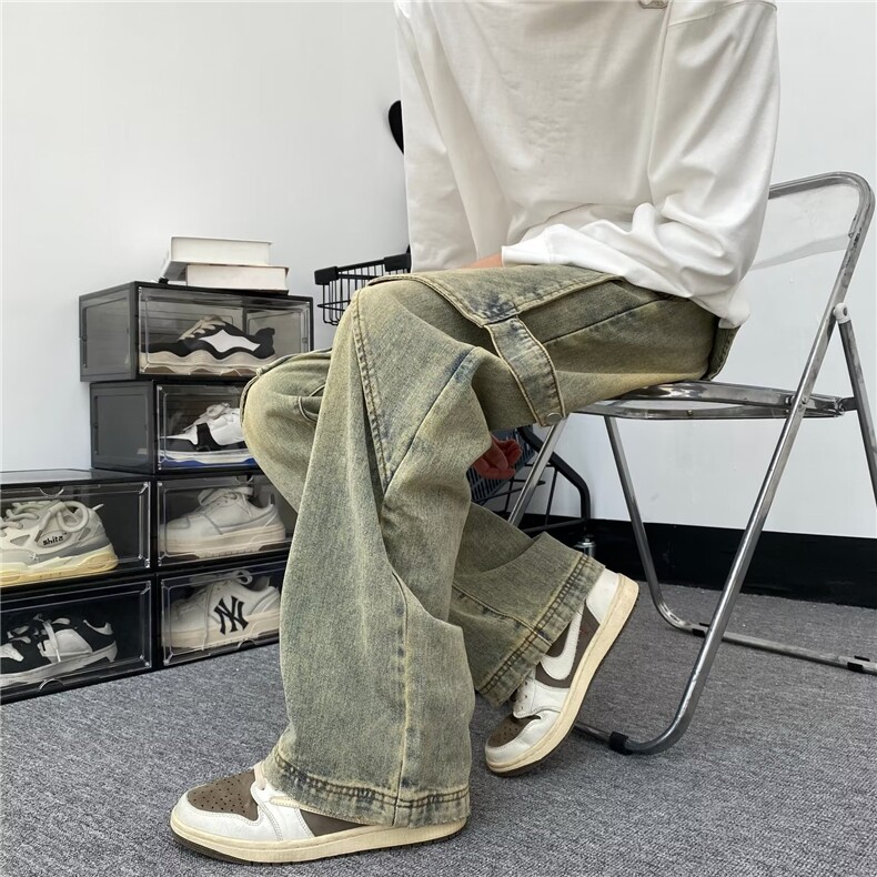 美式牛仔裤男款秋季长裤潮 G31 P58图片
