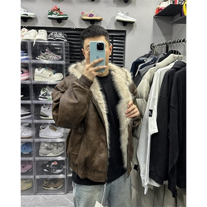 【有货】大毛绒立领设计感麂皮绒棉服外套 MY2229 特P106图片