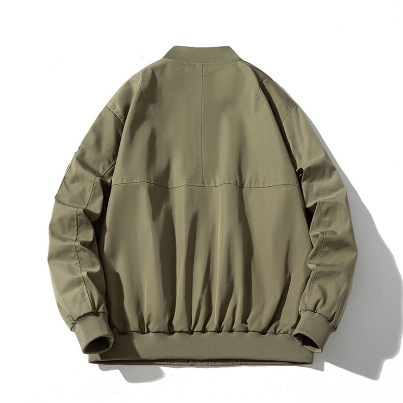 现货2色秋冬带帽可拆卸飞行服外套棉服夹克,男装夹克,电商A105