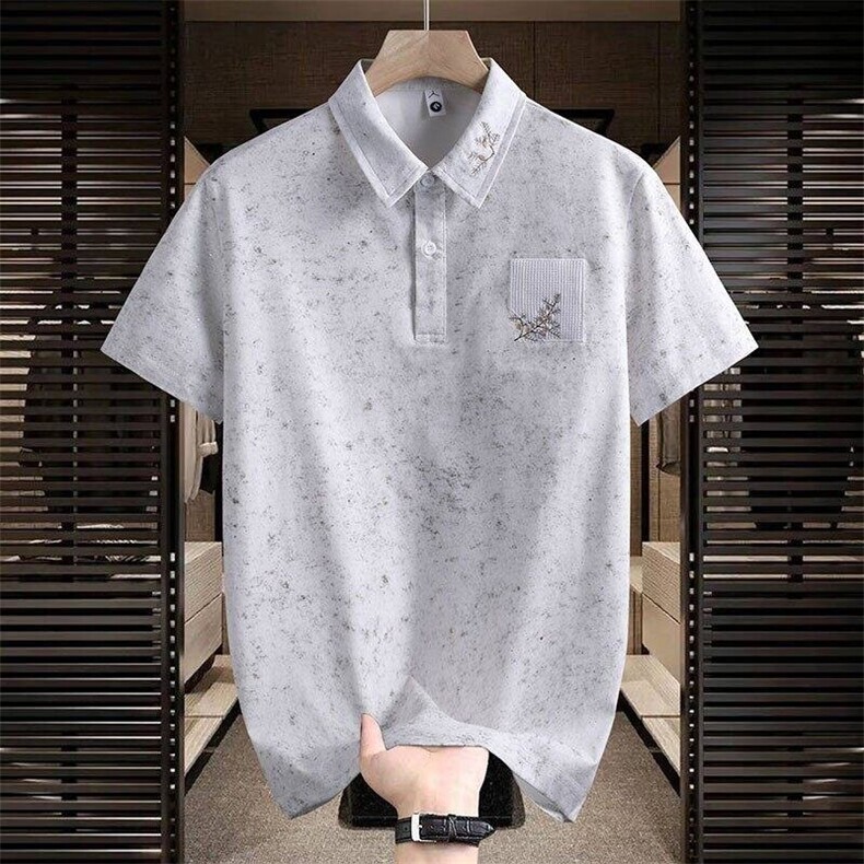 25081-P40夏季时尚休闲T恤男POLO衫欧货潮牌商务休闲短袖T恤,男装Polo衫,电商D310B-1