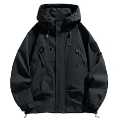 Cityboy情侣时尚连帽冲锋衣外套夹克团体班服，男装夹克，星座301D-5(原星座1415）