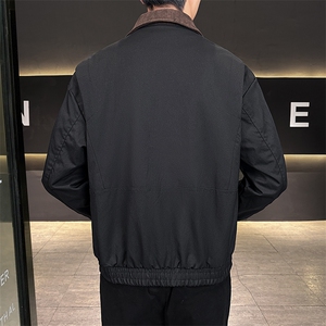 K612-P85 秋装新款商务夹克外套秋新款休闲夹克男士时尚宽松外套图片