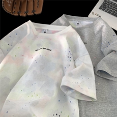 重磅280gT恤宽松短袖潮牌D329-QM901-P45-控68，男装T恤，电商D329