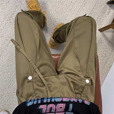 美式高街hiphop冰丝铆钉纽扣冰凉情侣百搭裤K611p55，男装休闲裤，电商D315A