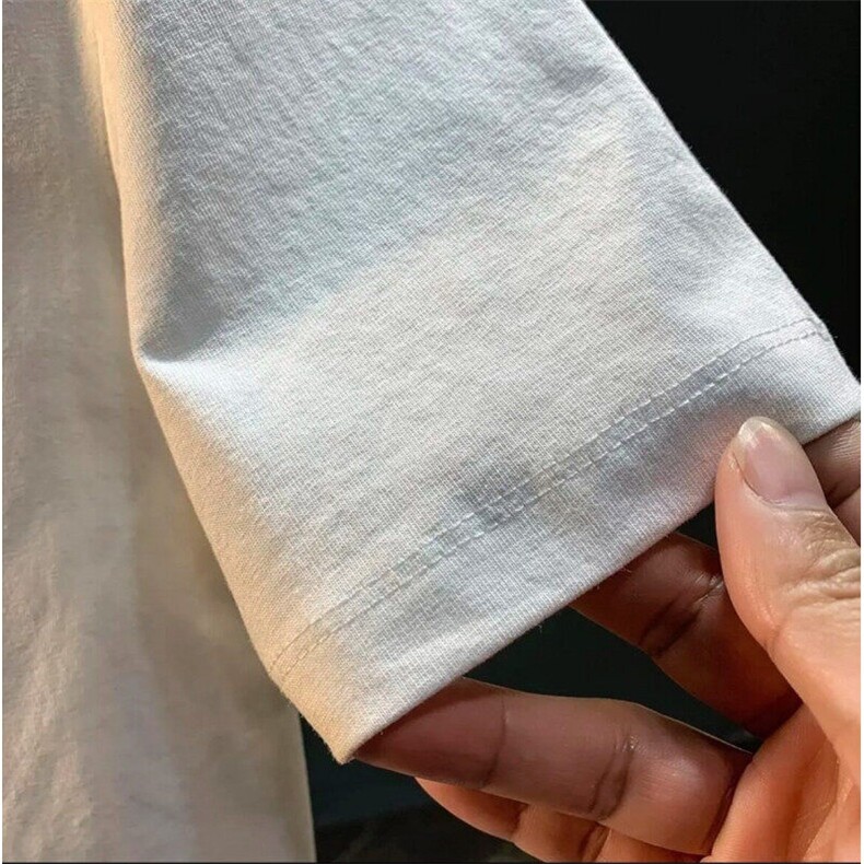 250g重磅纯棉玫瑰花T恤短袖男夏季潮ins设计感美式高街情侣上衣,男装T恤,星座601-1