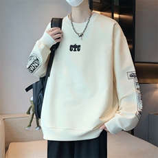 卫衣春季新款印花青少年套头男潮流学生休闲宽松WY822-P53，男装卫衣，星座1105-3