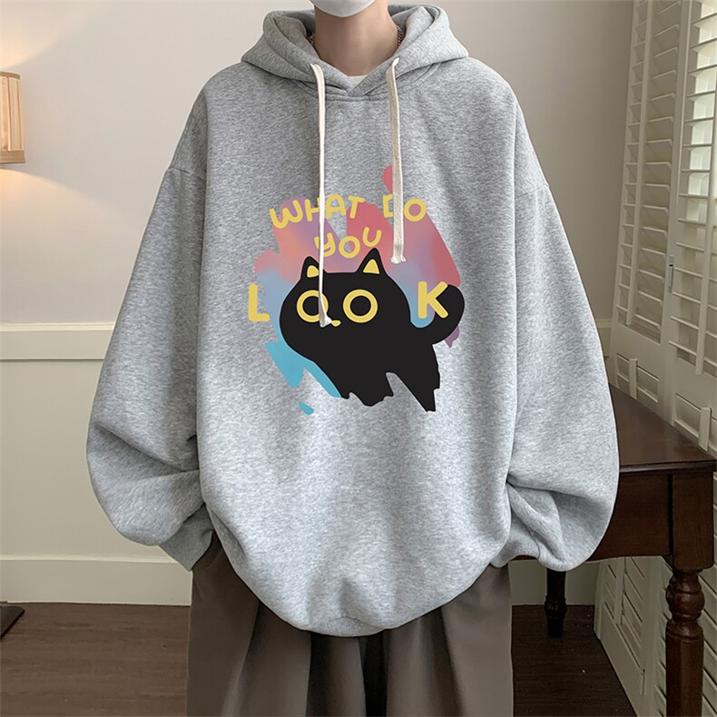 连帽卫衣男大码胖子帽衫大号运动服WY2454-P35,男装卫衣,电商A040