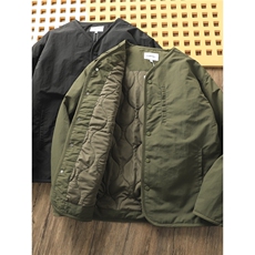 冬男士加厚夹棉轻盈保暖复古宽松休闲V领棉衣棉服外套TT2278P76，男装棉衣，星座1013-5