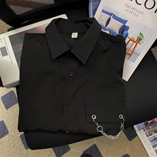 克莱因新款蓝男感冰丝春夏衬衣外套痞帅港风in潮C209P32，男装衬衫，星座1116-2